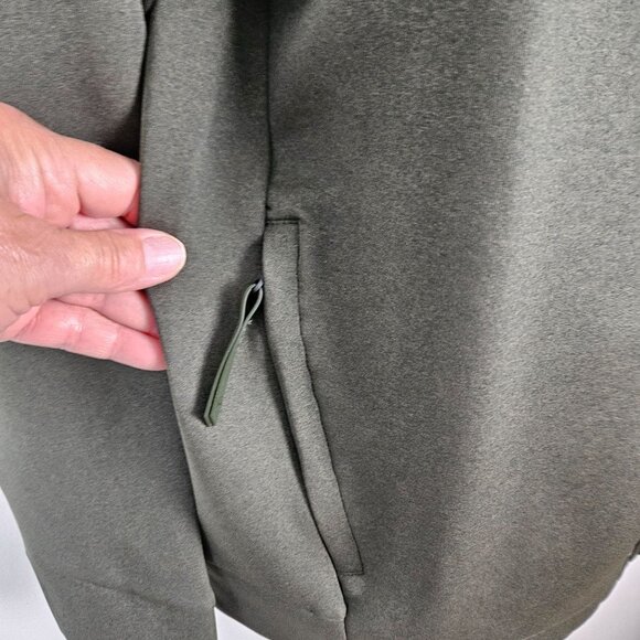 All In Motion Olive Green Full-Zip Hoodie Mens Jacket Size L Soft Comfortable - Picture 7 of 10